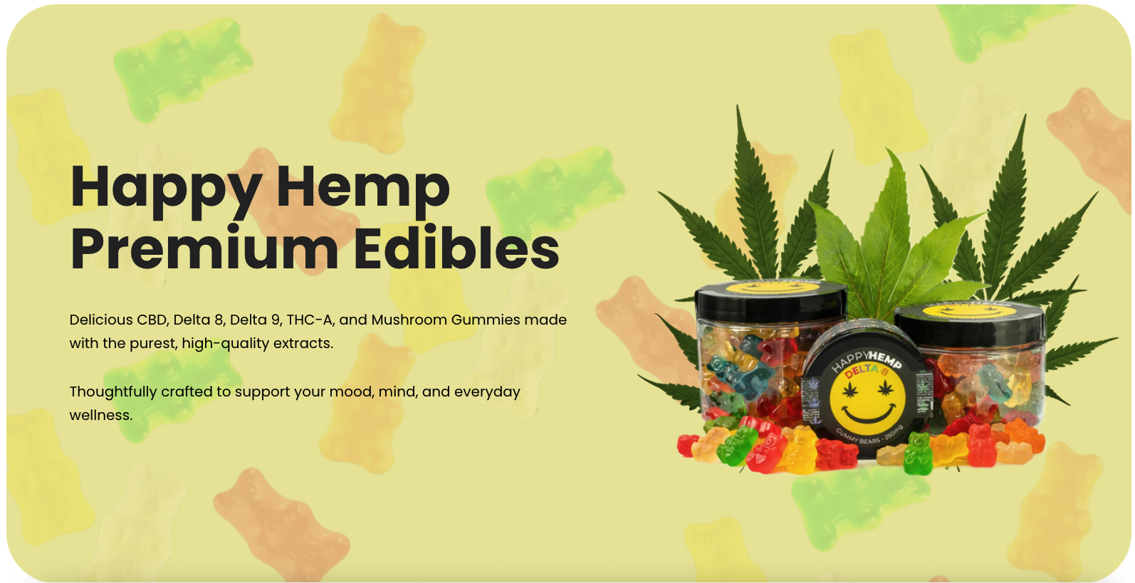 Happy Hemp – E-Commerce Platform Development